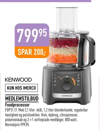 Imerco Foodprocessor tilbud