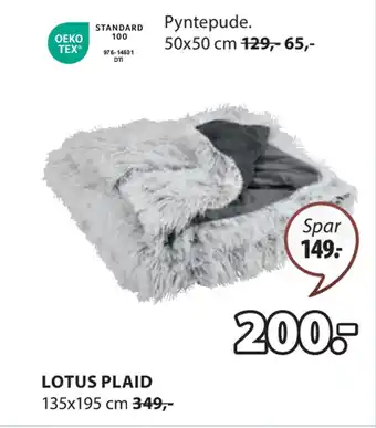 JYSK LOTUS PLAID tilbud