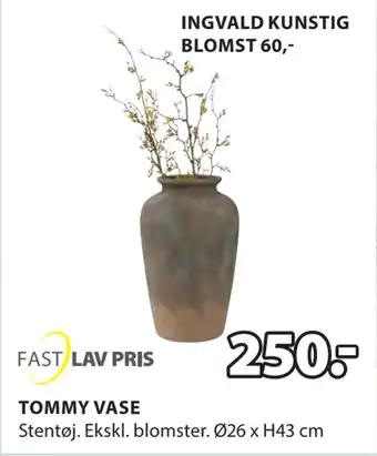 JYSK TOMMY VASE tilbud