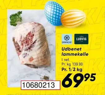 Udbenet lammekølle