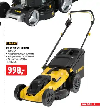 jem & fix PLÆNEKLIPPER tilbud