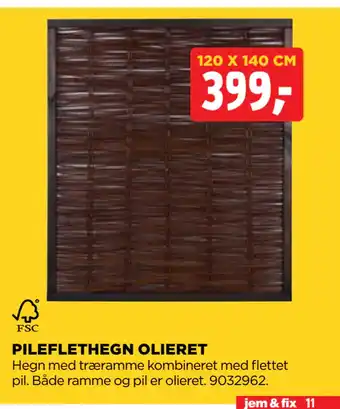 jem & fix PILEFLETHEGN OLIERET tilbud