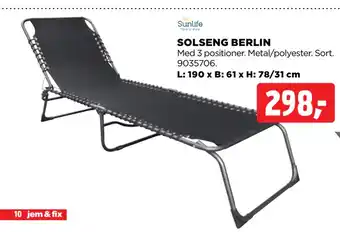 jem & fix SOLSENG BERLIN tilbud