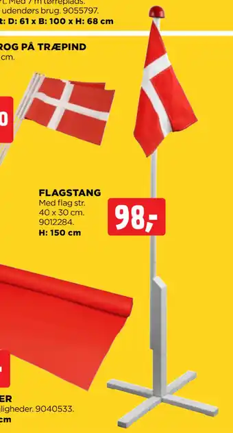 jem & fix FLAGSTANG tilbud