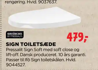 jem & fix SIGN TOILETSÆDE tilbud
