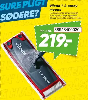 Vileda 1-2-spray moppe