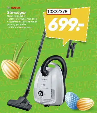 Wupti BOSCH Støvsuger tilbud