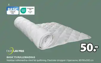 JYSK BASIC T5 RULLEMADRAS tilbud
