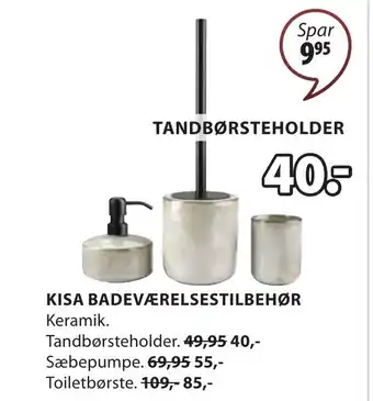 JYSK KISA BADEVÆRELSESTILBEHØR tilbud