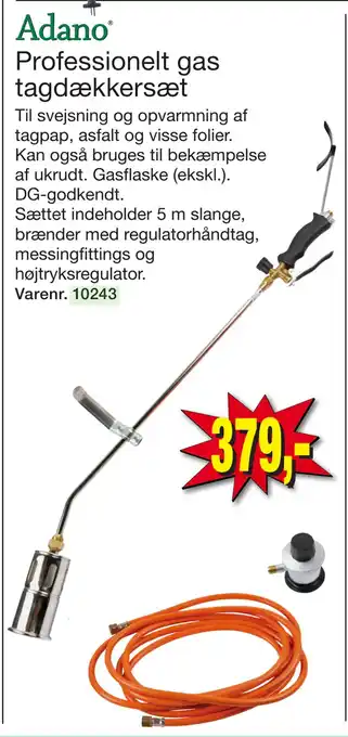 Harald Nyborg Professionelt gas tagdækkersæt tilbud