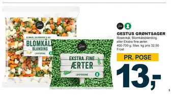 Let-Køb GESTUS GRØNTSAGER tilbud