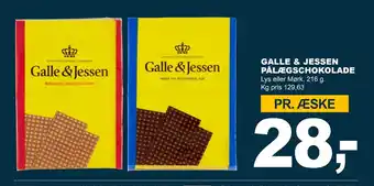 GALLE & JESSEN PÅLÆGSCHOKOLADE