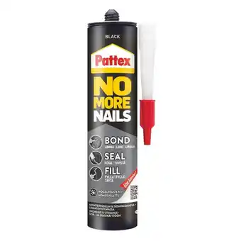 Bauhaus Pattex No More Nails Bond-Seal-Fill Sort 280ml tilbud