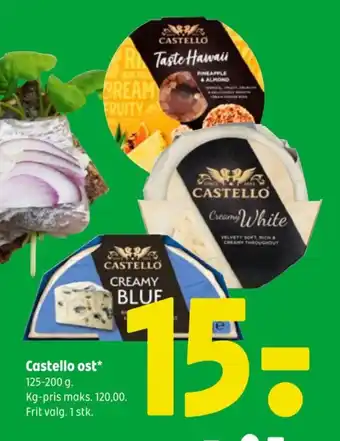 Coop 365 Castello ost tilbud