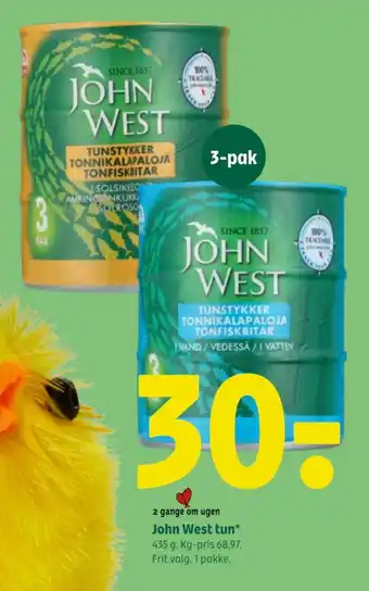 Coop 365 John West tun tilbud