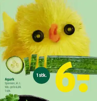 Coop 365 Agurk tilbud
