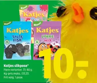 Coop 365 Katjes slikpose tilbud