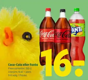 Coop 365 Coca-Cola eller Fanta tilbud