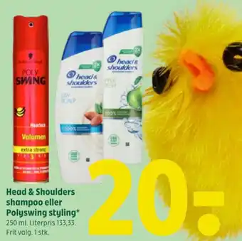 Coop 365 Head & Shoulders shampoo eller Polyswing styling tilbud