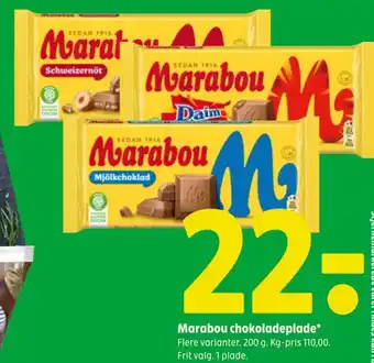 Coop 365 Marabou chokoladeplade* tilbud