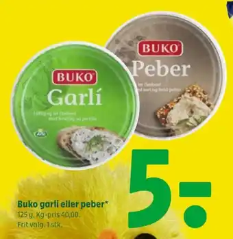 Coop 365 Buko garli eller peber* tilbud
