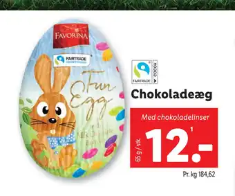 Lidl Chokoladeæg tilbud