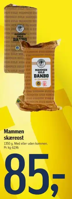 Føtex Mammen skæreost tilbud