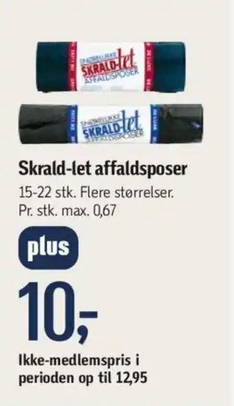 Føtex Skrald-let affaldsposer tilbud