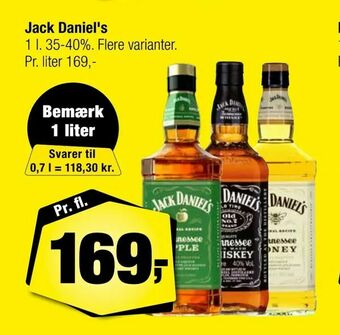 Calle Jack Daniel's tilbud