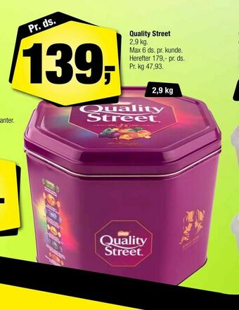Calle Quality Street tilbud