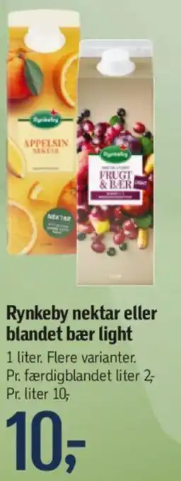 Føtex Rynkeby nektar eller blandet bær light tilbud