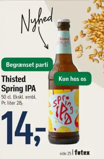 Føtex Thisted Spring IPA tilbud