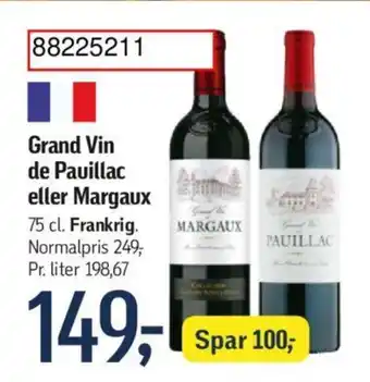 Føtex Grand Vin de Pauillac eller Margaux tilbud