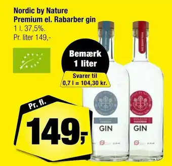 Calle Nordic by Nature Premium el. Rabarber gin tilbud
