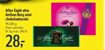 After Eight eller Anthon Berg mini chokoladeæske