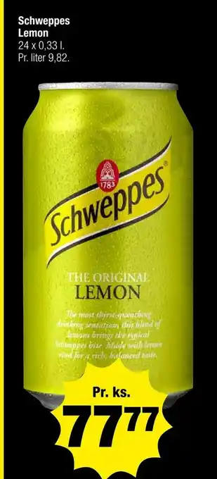 Calle Schweppes Lemon tilbud
