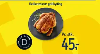 Føtex Delikatessens grillkylling tilbud