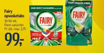 Føtex Fairy opvasketabs tilbud