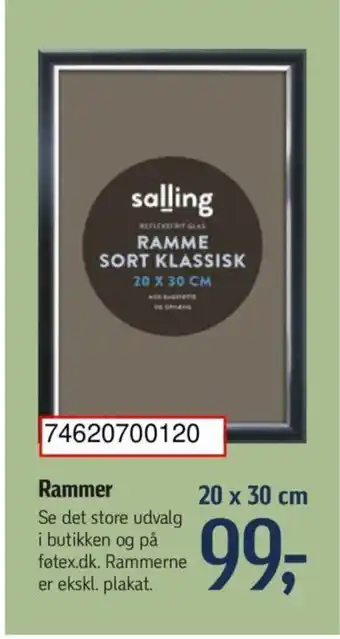 Føtex Rammer tilbud