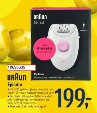 Føtex BRAUN Epilator tilbud