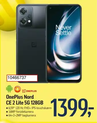 Føtex OnePlus Nord CE 2 Lite 5G 128GB tilbud
