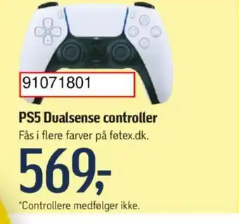 Føtex PS5 Dualsense controller tilbud