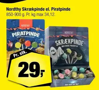 Calle Nordthy Skrækpinde el. Piratpinde tilbud