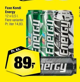 Calle Faxe Kondi Energy tilbud