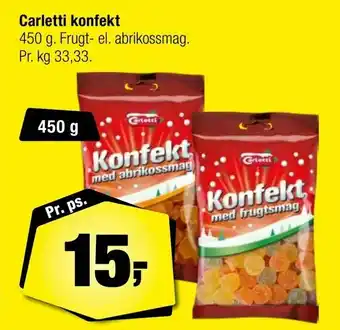 Calle Carletti konfekt tilbud