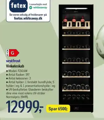 Føtex Vinkøleskab tilbud
