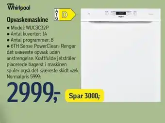 Føtex Whirlpool Opvaskemaskine tilbud