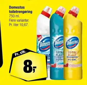 Domestos toiletrengøring