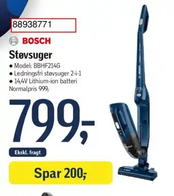 Føtex BOSCH Støvsuger tilbud
