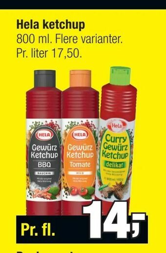 Calle Hela ketchup tilbud